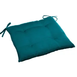 GALETTE CHAISE 40X40CM 4 POINTS KORAI BLEU CANARD