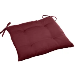 GALETTE CHAISE 40X40CM 4 POINTS KORAI BORDEAUX