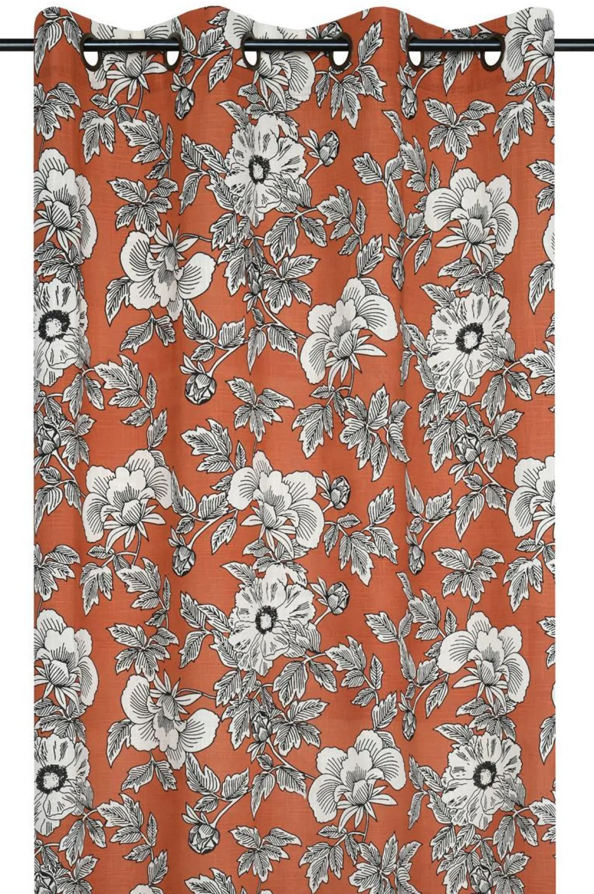 GALICIA RIDEAU 140X260CM ORANGE