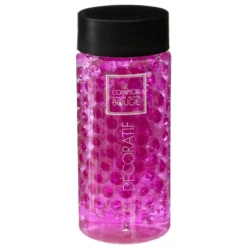 GEL CRYSTAL VASE ROSE 400ML