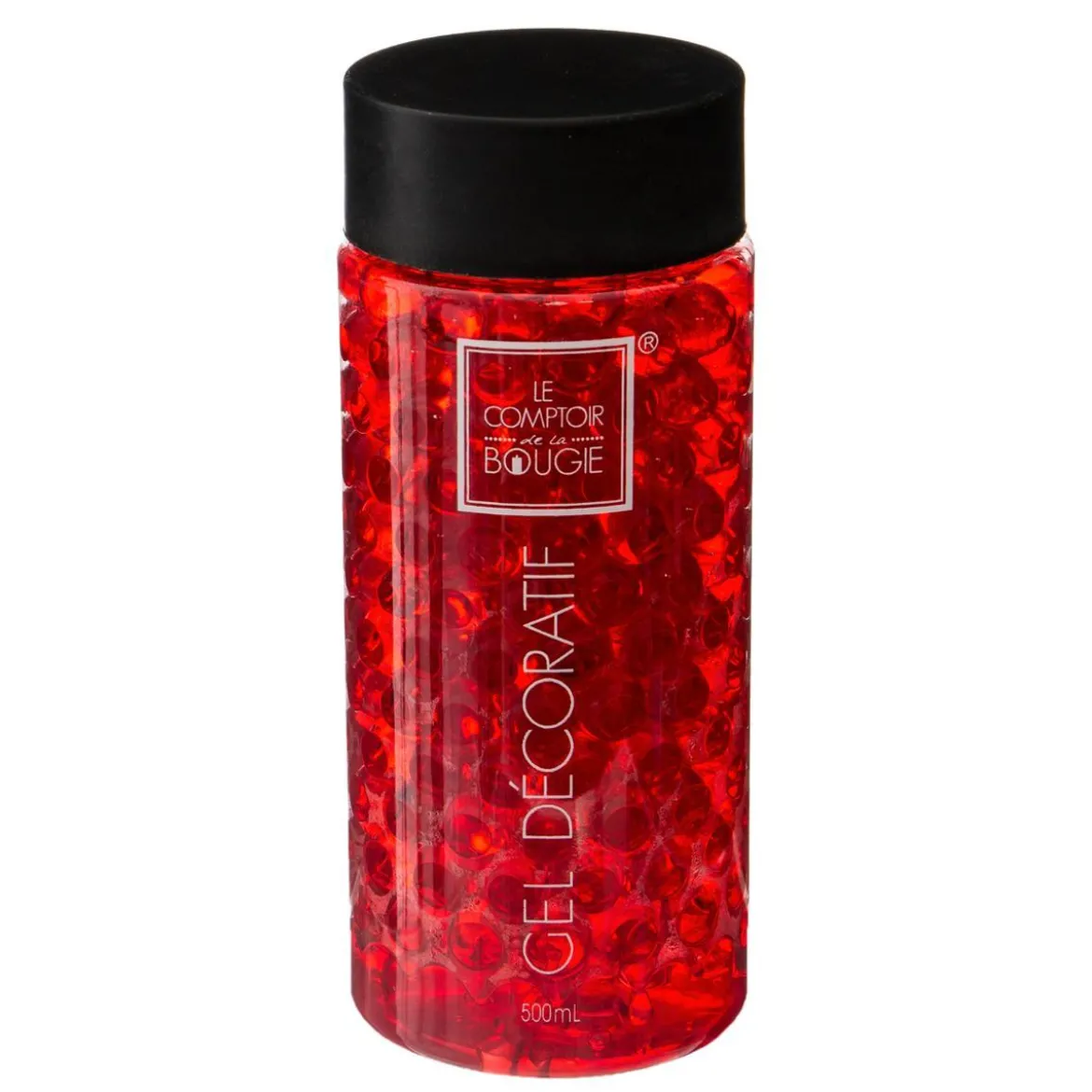 GEL CRYSTAL VASE ROUGE 400ML