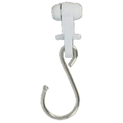 GLISSEUR PVC SPECIAL RIDEAUX A OEILLETS X20 BLANC