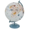GLOBE BASE METAL ENFANT BLEU D.20CM