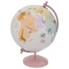 GLOBE BASE METAL ENFANT ROSE D.20CM