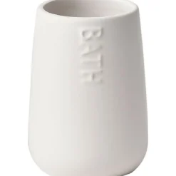 GOBELET DOLOMITE ROND BATH BLANC