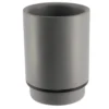 GOBELET POLYRESINE ROND GRIS NOIR