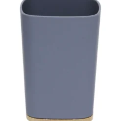 GOBELET RUBBER ET ABS ET BAMBOU 0.380L GRIS