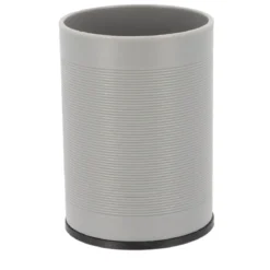 GOBELET STRIE BICOLORE GRIS NOIR
