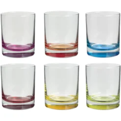 GOBELET BAS X6 COLORI EAU 30CL
