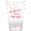 GOBELET 40CL DES PAILETTES DANS MON VERRE