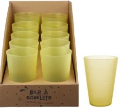 GOBELET 40CL JAUNE