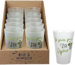 GOBELET 40CL JE PEUX PAS J AI APERO