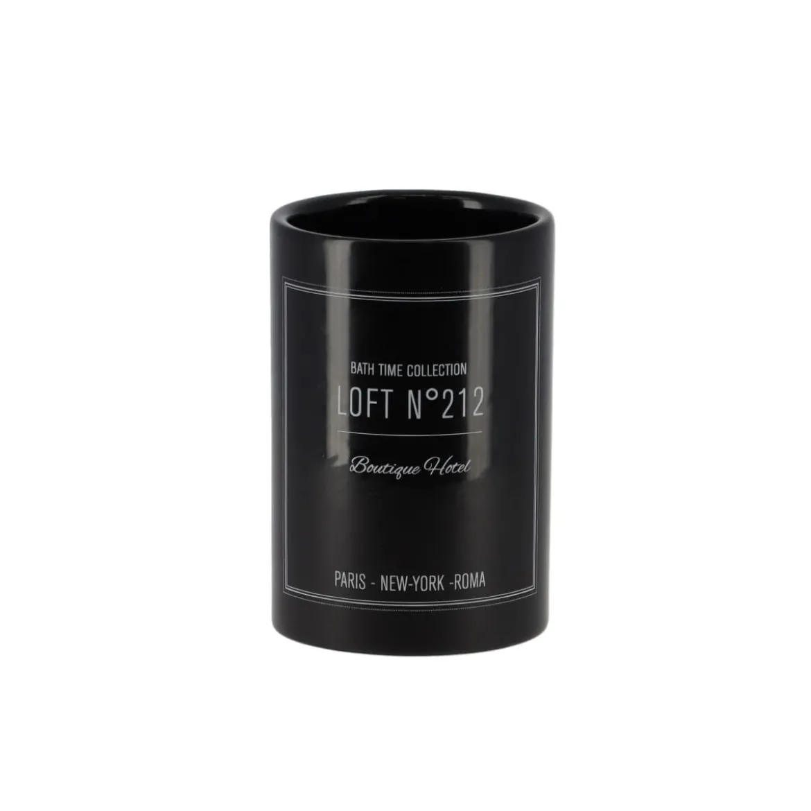 GOBELET DOLOMITE ROND IMPRIME NEO RETRO NOIR