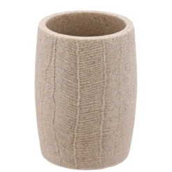 GOBELET EN POLYRESINE EFFET FEUILLE NATUREL
