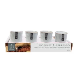 GOBELET EXPRESSO 10CL AU GRES DU TEMPS GRIS