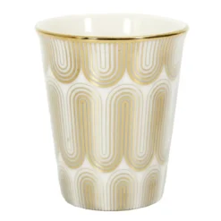 GOBELET EXPRESSO DESIGN GOLD 10CL