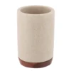 GOBELET POLYRESINE NATUREL ACACIA