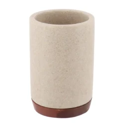 GOBELET POLYRESINE NATUREL ACACIA