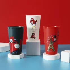 GOBELET REUTILISABLE MASCOTTE TRILOGIE 65CL