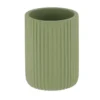 GOBELET STRIE ARRONDI POLYRESINE KAKI