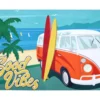 GOODVIBES TAPIS RUBBER 45X75CM MULTICOLORE