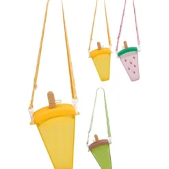 GOURDE AVEC PAILLE ET SANGLE FRUITS