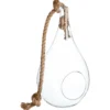 GOUTTE VERRE AVEC CORDE H.39CM
