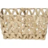 GRAND PANIER EVASE AVEC POIGNEES JACINTHE TRESSEE NATURAL