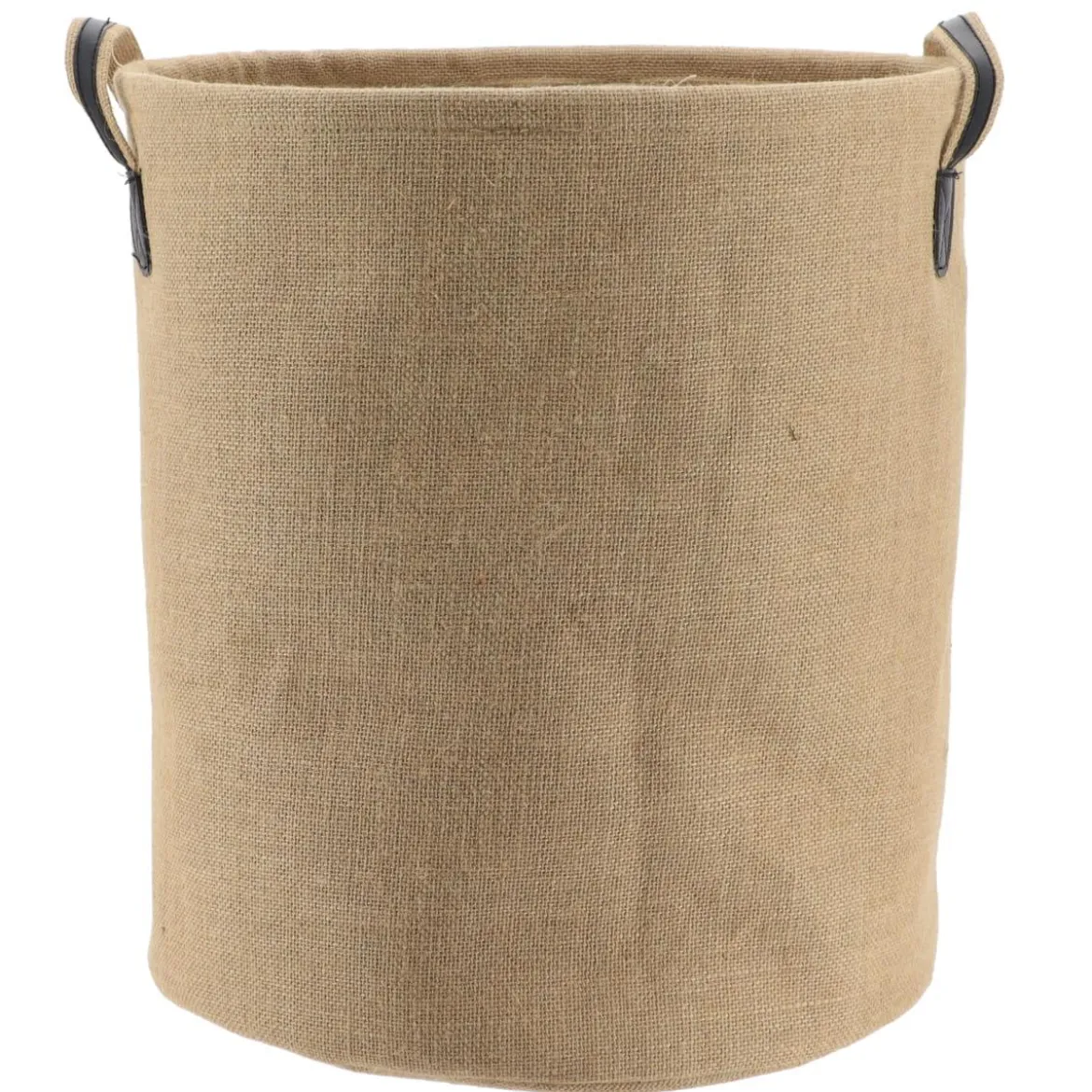 GRANDE PANIERE A LINGE RONDE EN JUTE D.42X48CM NATUREL
