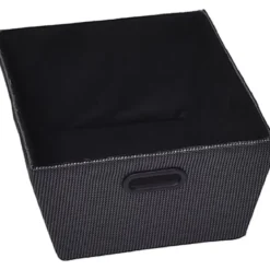 GRANDE PANIERE DRESSING EVASEE EN POLYESTER AVEC UNE POIGNEE