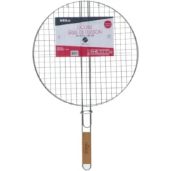 GRILLE BARBECUE RONDE 40CM CHROME