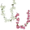 GUIRLANDE FLEURS POMMIER H150CM BLANC ET ROSE