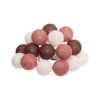 GUIRLANDE LED PILE 16 BOULES DUNE D.3.5CM