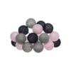 GUIRLANDE LED PILE 16 BOULES PINKY D.3.5CM