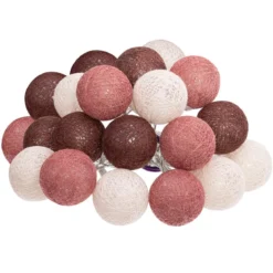 GUIRLANDE LED SECTEUR 20 BOULES DUNE D.6CM