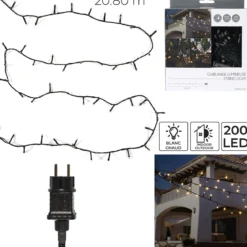 GUIRLANDE 200 LEDS PRISE