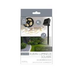 GUIRLANDE LUMINEUSE SOLAIRE LED BLANCHE 3M