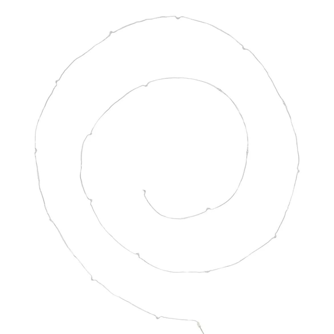 GUIRLANDE 20 MICRO LED ARGENT BLANC FROID L.190CM
