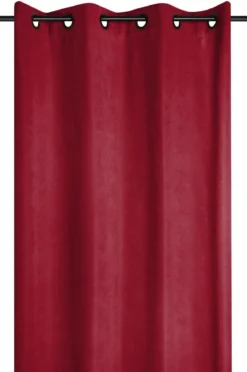 HARVARD RIDEAU POLAIRE 140X260CM ROUGE
