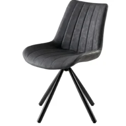 HERMIONE CHAISE PIVOTANTE GRIS