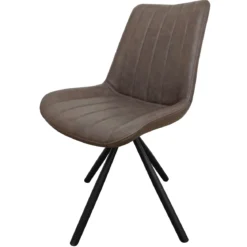 HERMIONE CHAISE PIVOTANTE MARRON