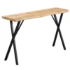 HERMIONE CONSOLE 140X35X80CM NOIR