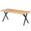 HERMIONE TABLE 180X76X90CM NOIR