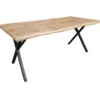 HERMIONE TABLE 200X76X90CM PIEDS NOIR