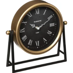 HORLOGE A POSER METAL LUCA D.26X26CM