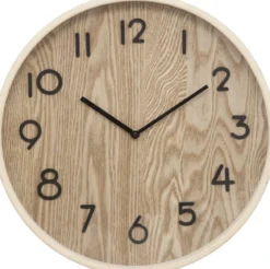 HORLOGE BOIS IVANA D.38CM