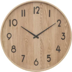 HORLOGE BOIS IVANA D.55CM