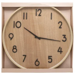 HORLOGE BOIS IVANA D.55CM