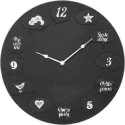 HORLOGE BULLE MAEVA D.35CM