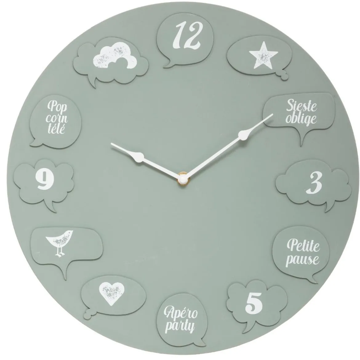 HORLOGE BULLE MAEVA D.35CM